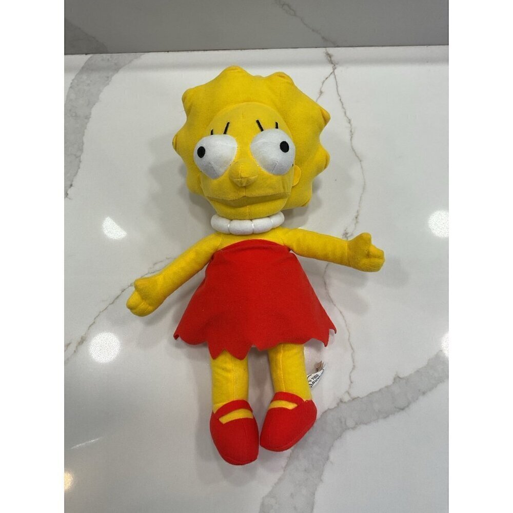Matt Groening Universal Studios The Simpsons Lisa Doll Plush Stuffed 13" Tall